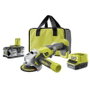 Ryobi R18AG-140S Amoladora Angular 18V con Batería 4.0 Ah